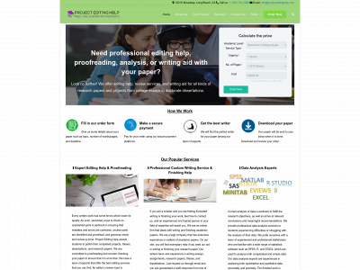 projecteditinghelp.com snapshot