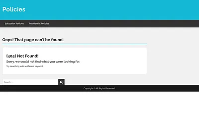 policies.org.uk snapshot