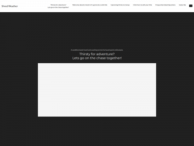 shredweather.com snapshot