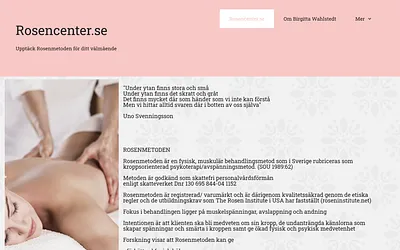 rosencenter.se snapshot