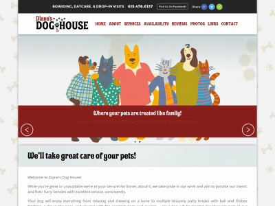 dianesdoghouse.com snapshot