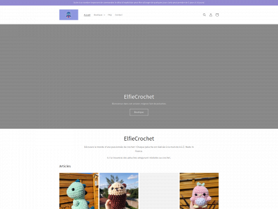 elfiecrochet.fr snapshot