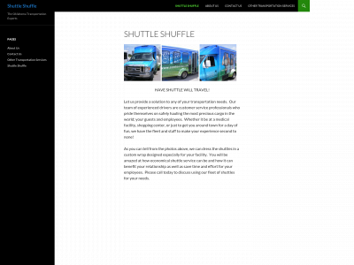 shuttleshuffle.com snapshot