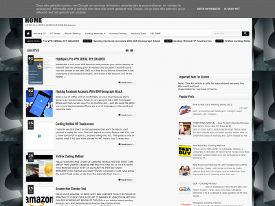 cardershome.org snapshot