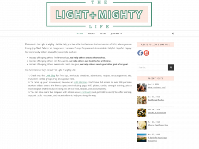 lightandmighty.com snapshot