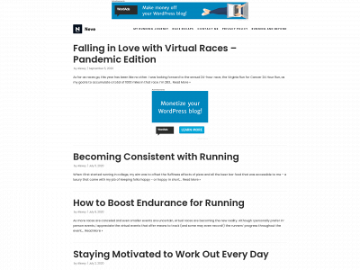 runningintomidnight.com snapshot