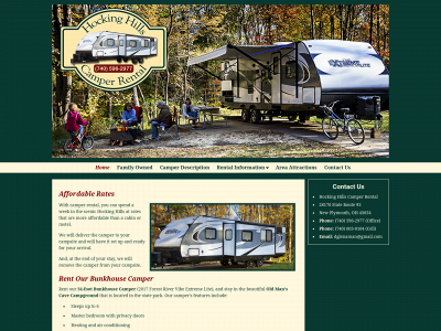 hockinghillscamperrental.com snapshot