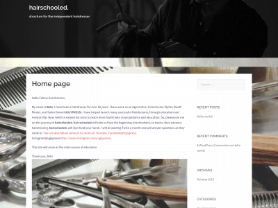 hairschooled.com snapshot