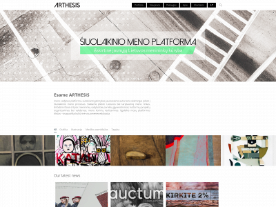arthesis.lt snapshot