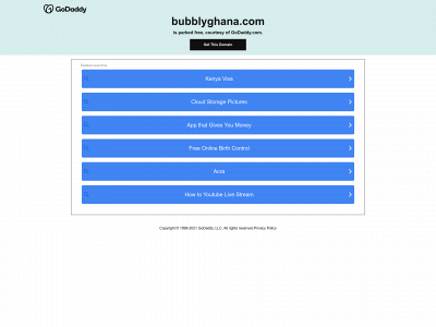 bubblyghana.com snapshot