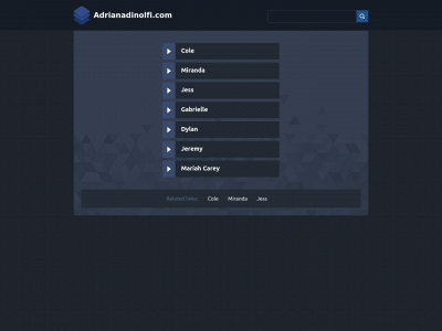 adrianadinolfi.com snapshot