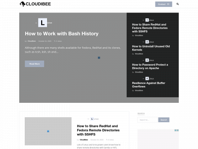 cloudibee.com snapshot