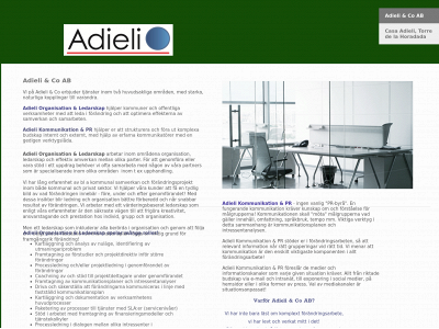 adieli.se snapshot