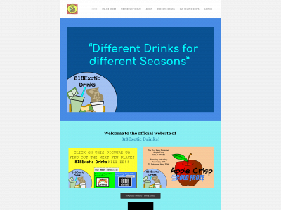 www.818exoticdrinks.com snapshot