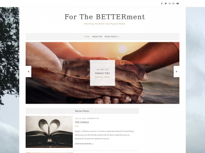 thebetterment.blog snapshot