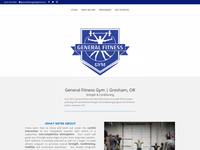 generalfitnessgym.com snapshot