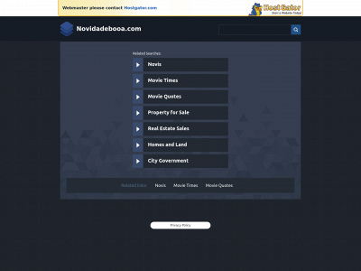 novidadebooa.com snapshot