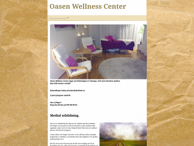 oasenwellnesscenter.se snapshot
