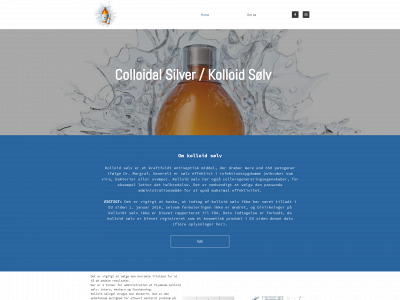 colloidalsilver.dk snapshot