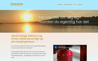 christinahedin.dk snapshot