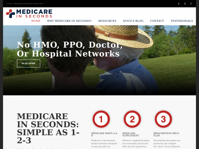 medicareinseconds.com snapshot