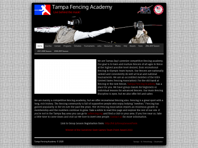 tampabayfencing.com snapshot