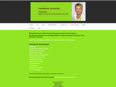 fusspflege-schuster.ch snapshot
