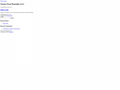 perfectpoolmentality.com snapshot