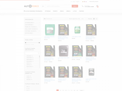 autoforce.lt snapshot