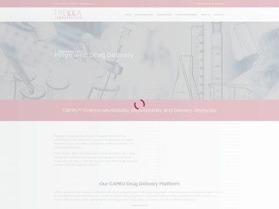 trekkatherapeutics.com snapshot