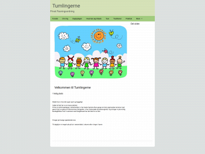 tumlingerne-privatpasningsordning.dk snapshot