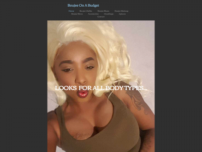 boujeeonabudget.org snapshot