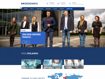 genomika.lt snapshot