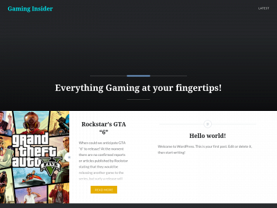 mygaminginsider.com snapshot