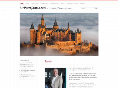 sirpeterjames.com snapshot