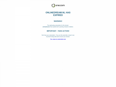 onlinedream.nl snapshot