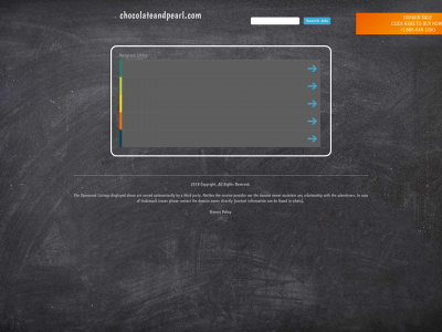 chocolateandpearl.com snapshot