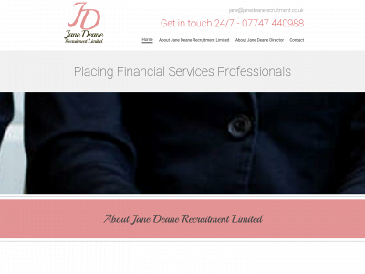 janedeanerecruitment.co.uk snapshot