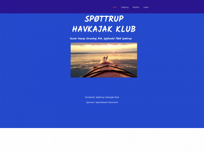 spottruphavkajaklaug.dk snapshot