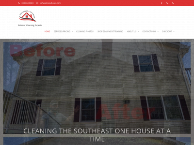 southeastsoftwash.com snapshot