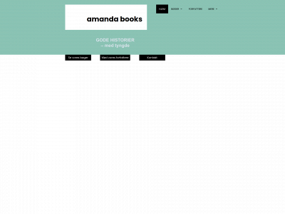 amandabooks.dk snapshot