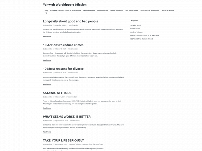 yahwehwm.org snapshot