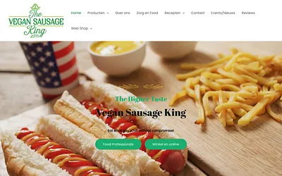 vegansausageking.com snapshot