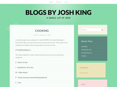 joshkingblogs.com snapshot