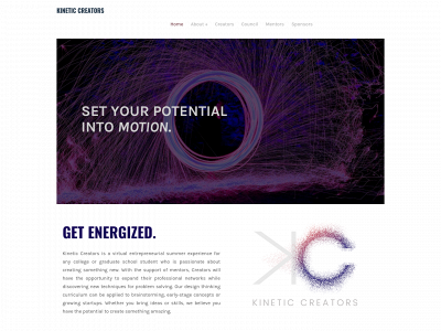 www.kinetic-creators.com snapshot