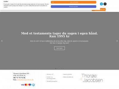 thoroejacobsen.dk snapshot