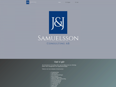 jjsamuelsson.se snapshot
