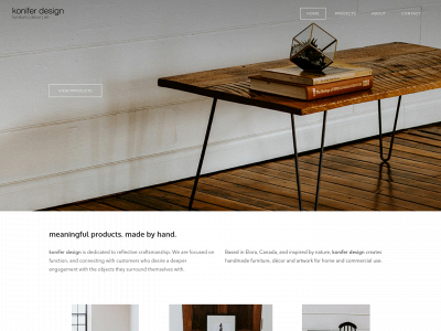 www.koniferdesign.com snapshot