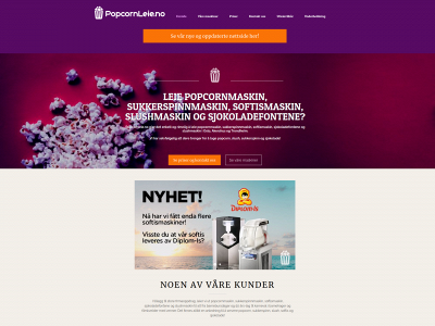 popcornleie.no snapshot