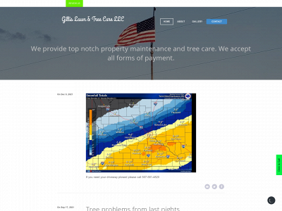 www.gillislawnandtreecare.com snapshot